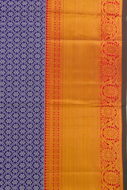 Taranga Kanchi Silk Brocade Dark Blue Saree