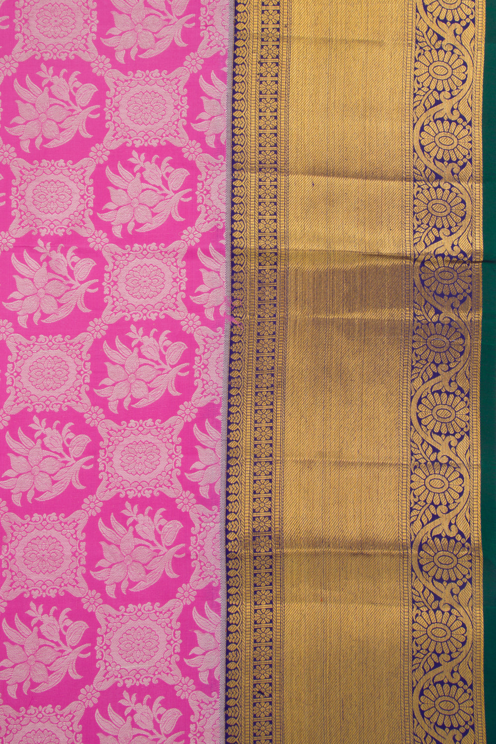 Taranga Kanchi Silk Brocade Pink Saree