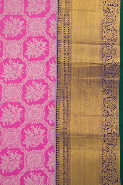 Taranga Kanchi Silk Brocade Pink Saree