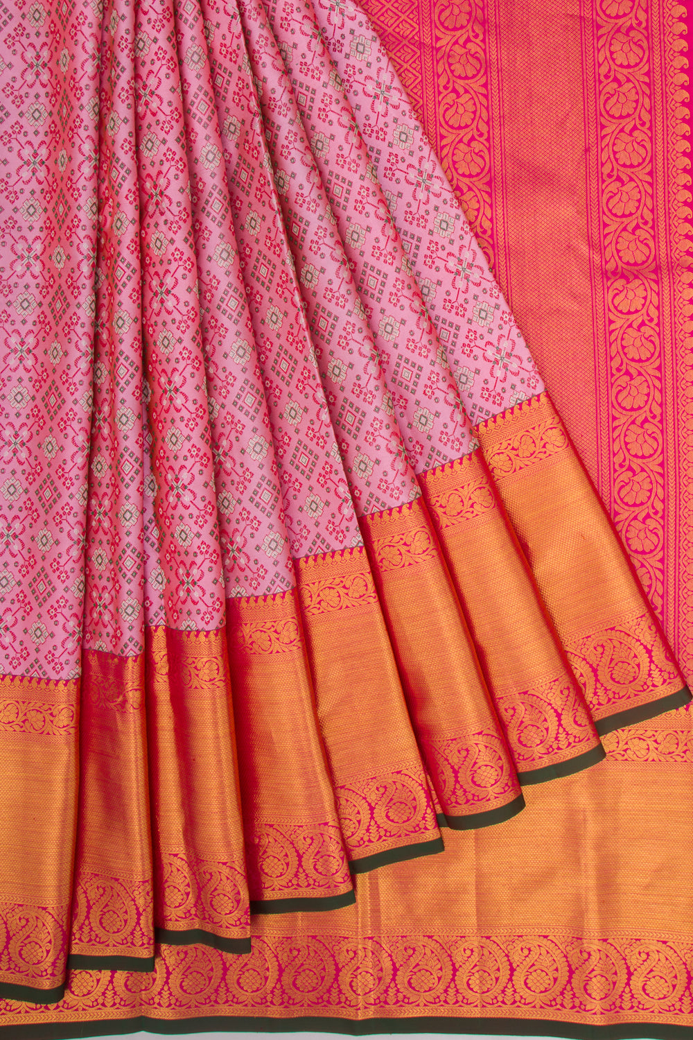 Taranga Kanchi Silk Jacquard Baby Pink Saree