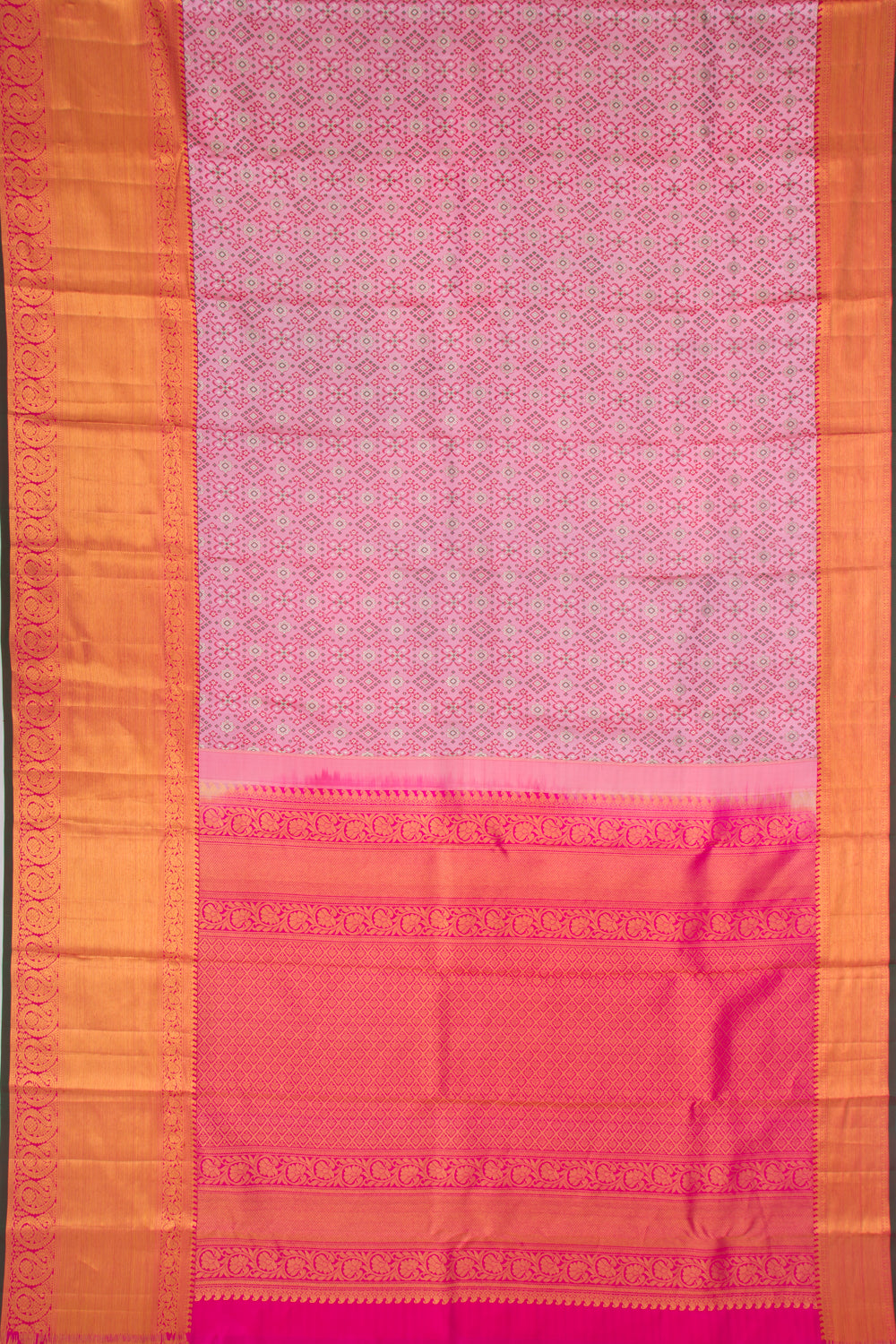 Taranga Kanchi Silk Jacquard Baby Pink Saree
