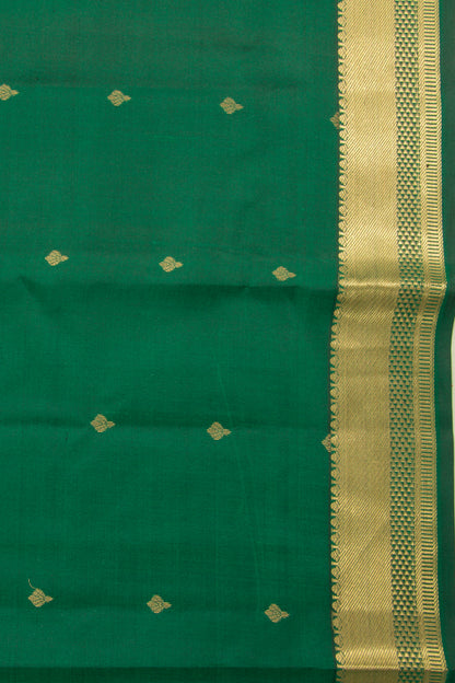 Kanchipuram Silk Butta Green Saree
