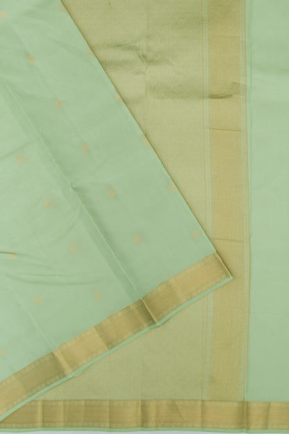 Taranga Kanchi Silk Butta Pastel Green Saree
