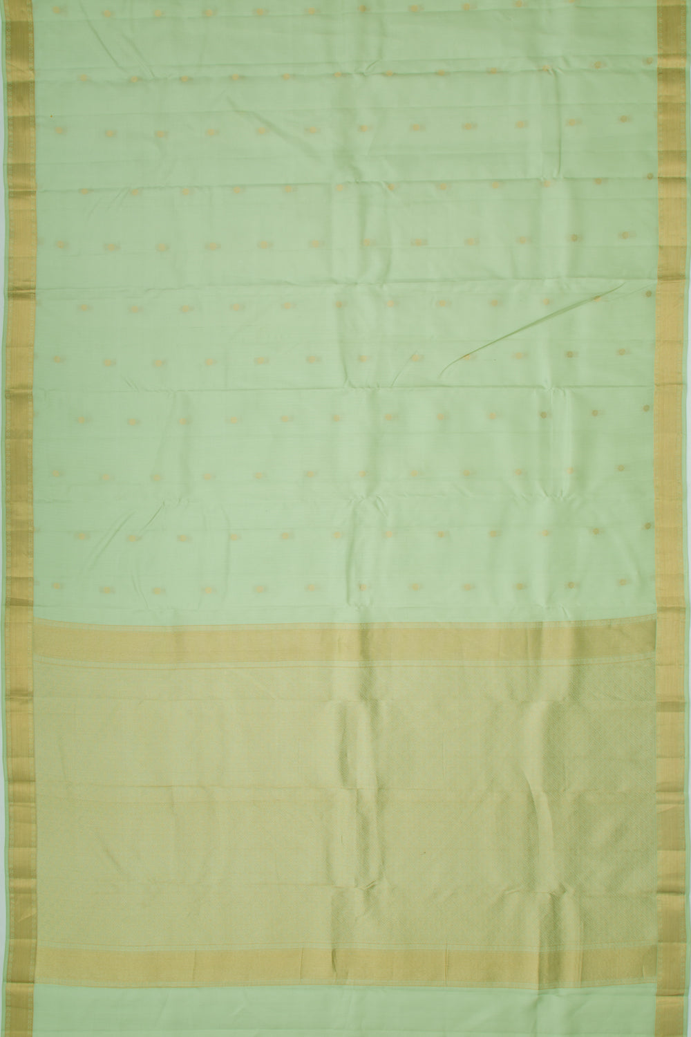 Taranga Kanchi Silk Butta Pastel Green Saree