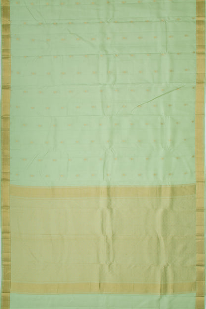 Taranga Kanchi Silk Butta Pastel Green Saree