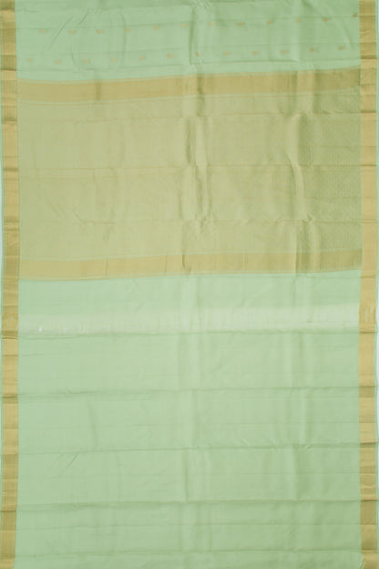 Taranga Kanchi Silk Butta Pastel Green Saree