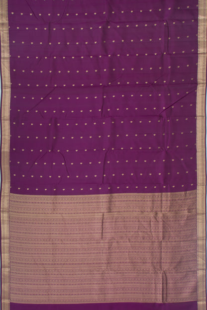 Taranga Kanchi Silk Butta Purple Saree