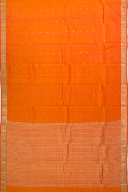 Taranga Kanchi Silk Butta Orange Saree