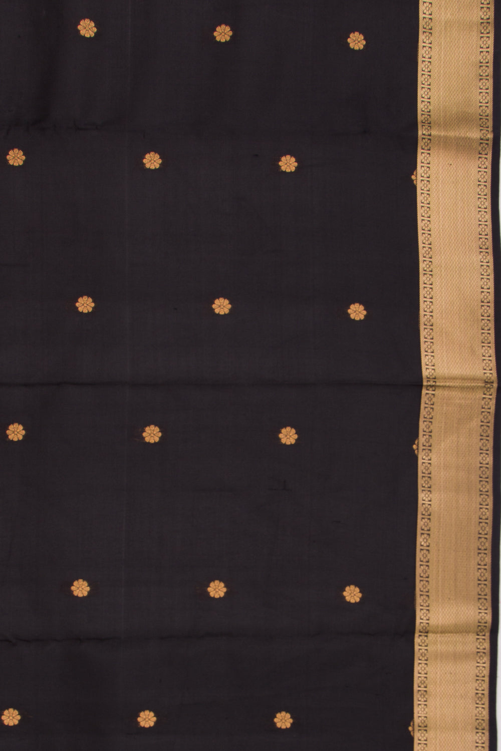 Taranga Kanchi Silk Butta Black Saree