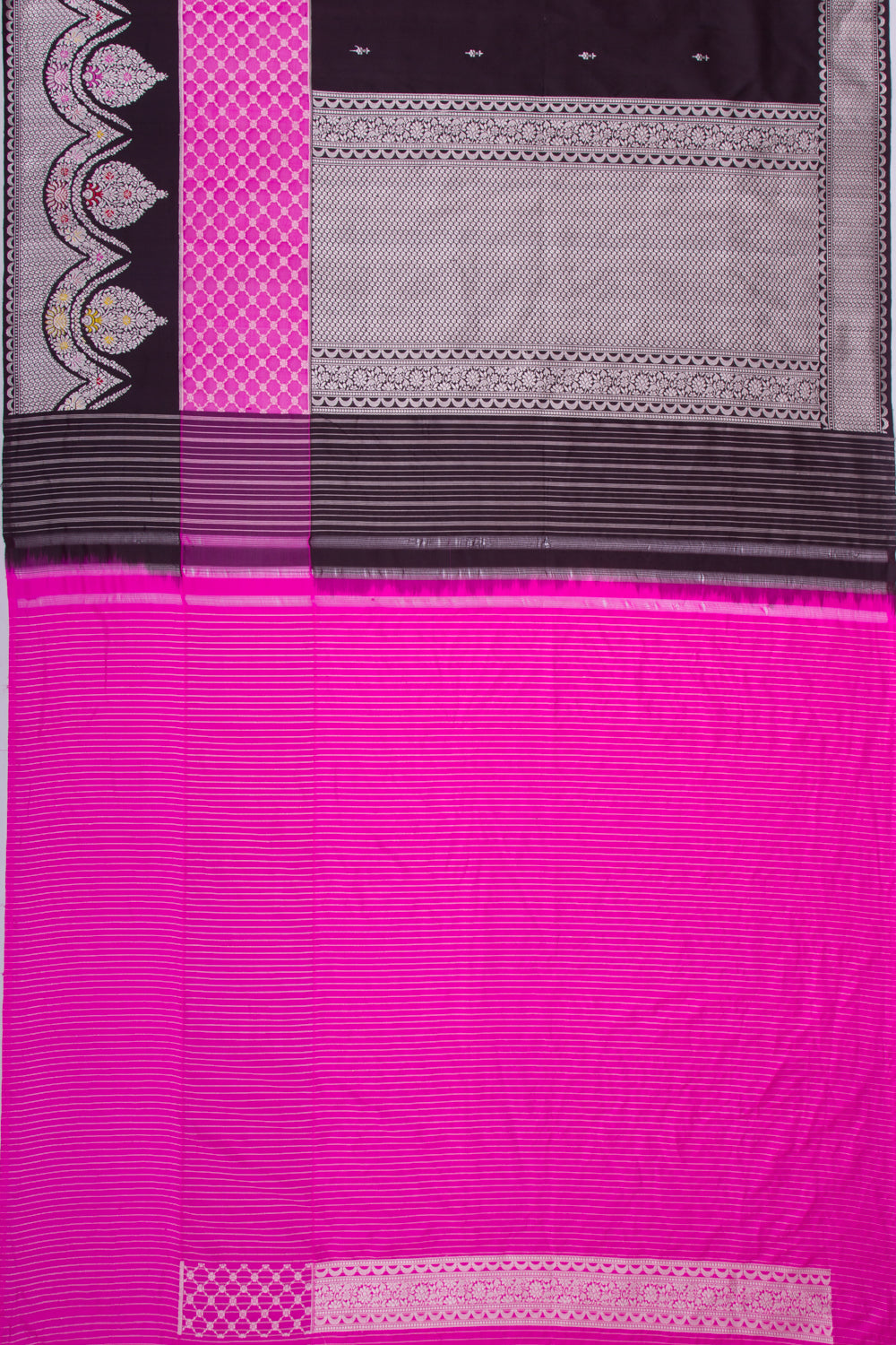 Banarasi Silk Butta Black Saree