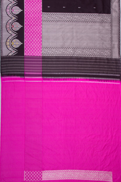 Banarasi Silk Butta Black Saree