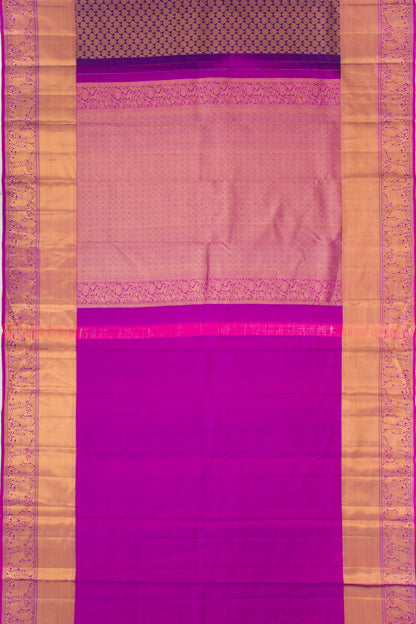 Taranga Kanchi Silk Brocade Purple Saree