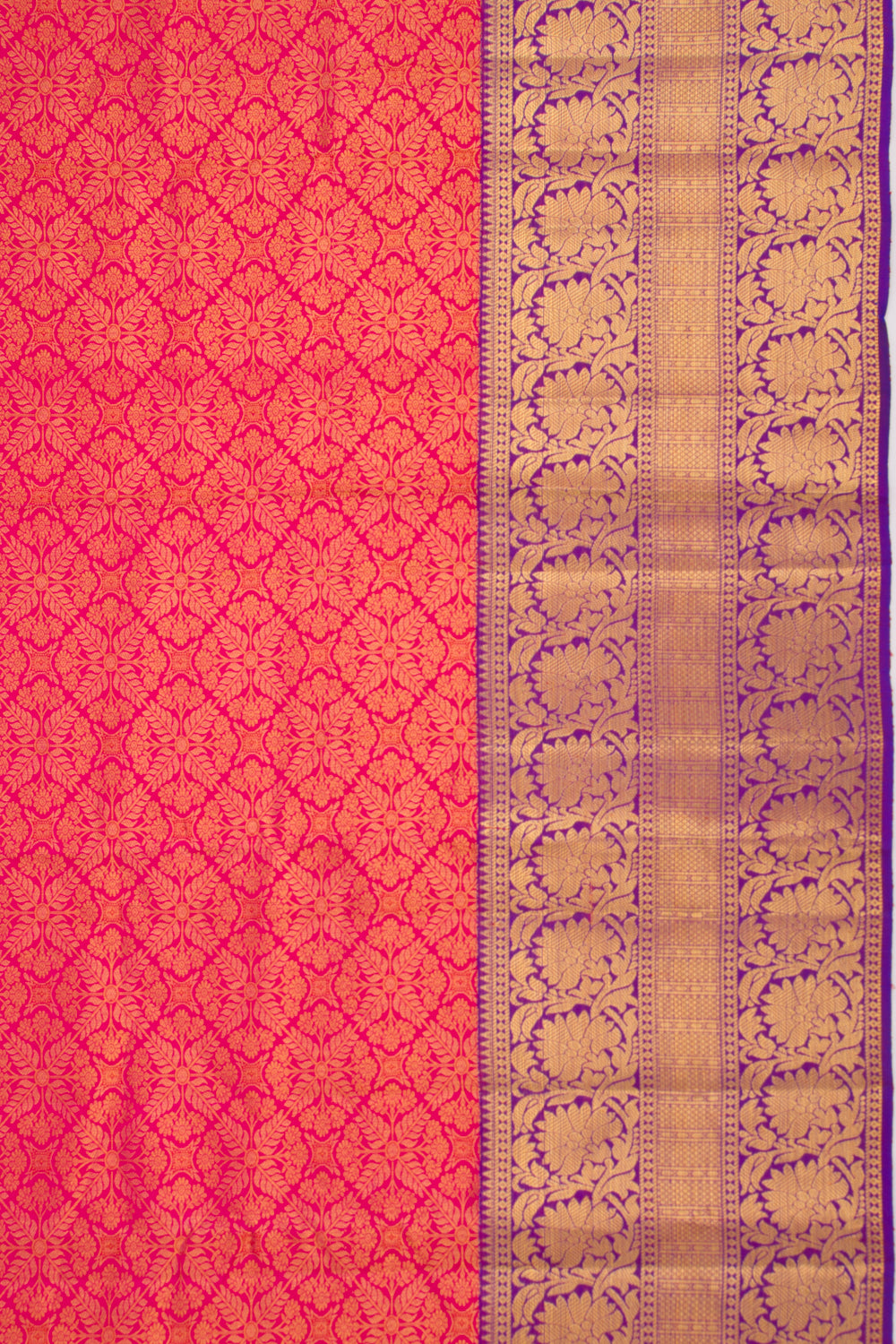 Taranga Kanchi Silk Brocade Pink Saree