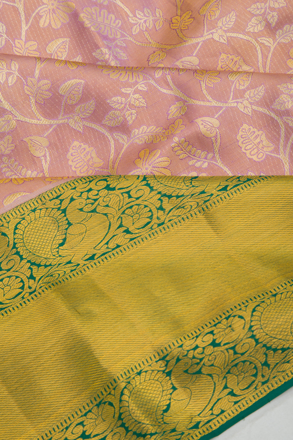 Taranga Kanchi Silk Tissue Jaal Lilac Saree