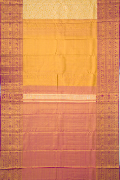 Taranga Kanchi Silk Tissue Jaal Gold Saree