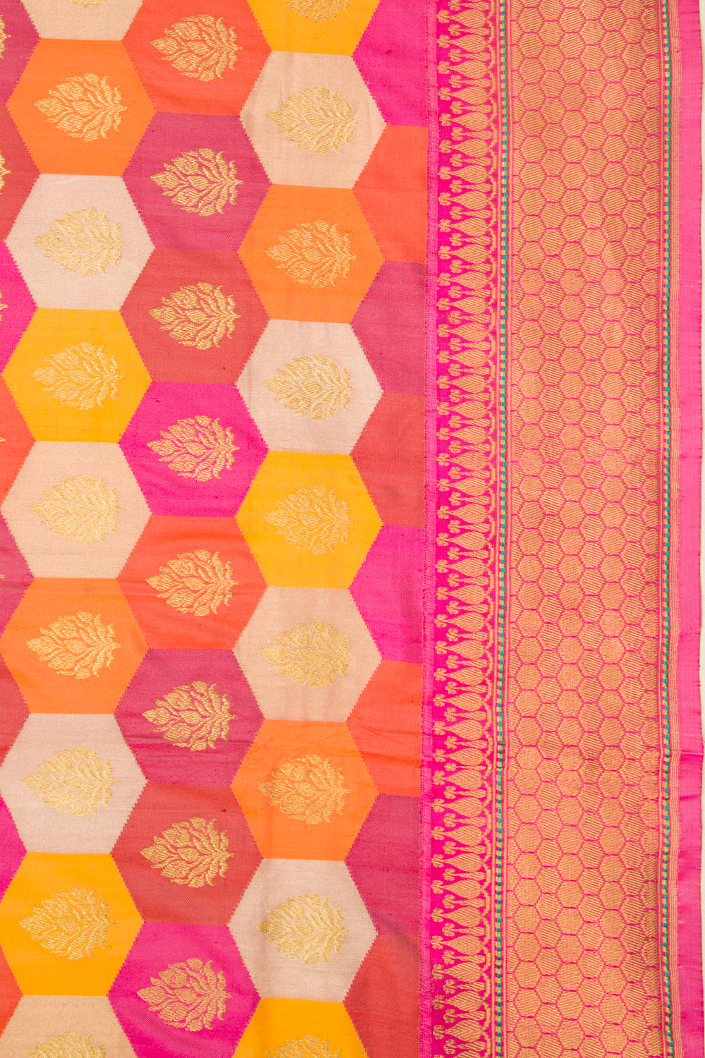 Banarasi Silk Rangkat Multicolor Saree