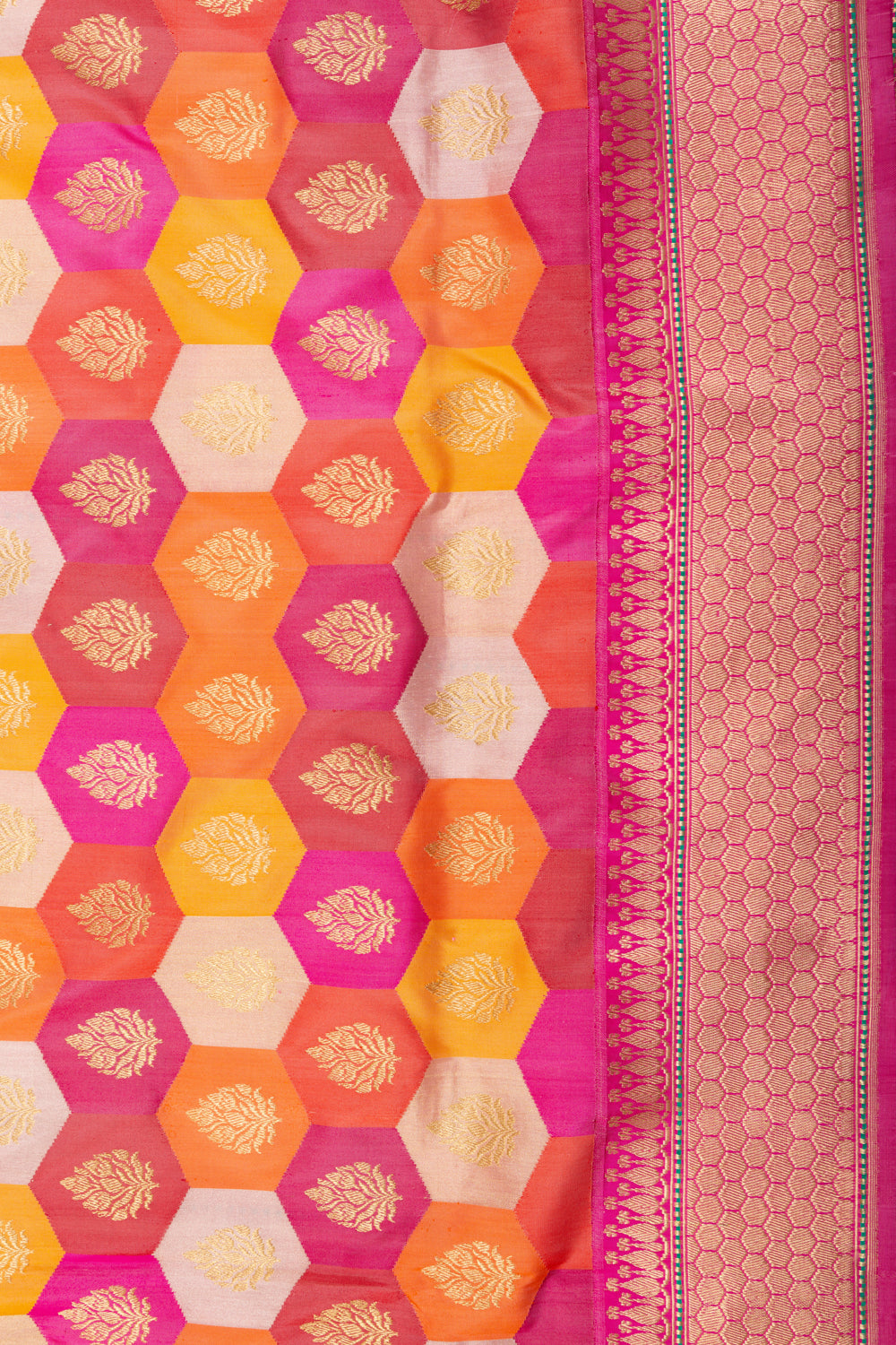 Banarasi Silk Rangkat Multicolor Saree