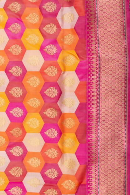 Banarasi Silk Rangkat Multicolor Saree