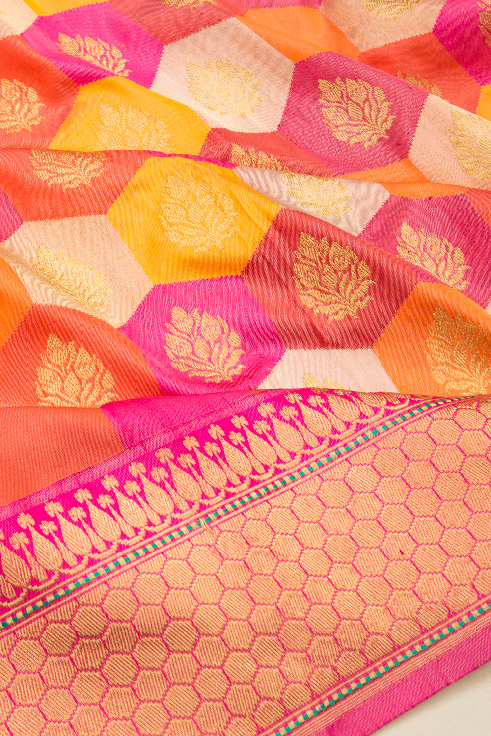 Banarasi Silk Rangkat Multicolor Saree