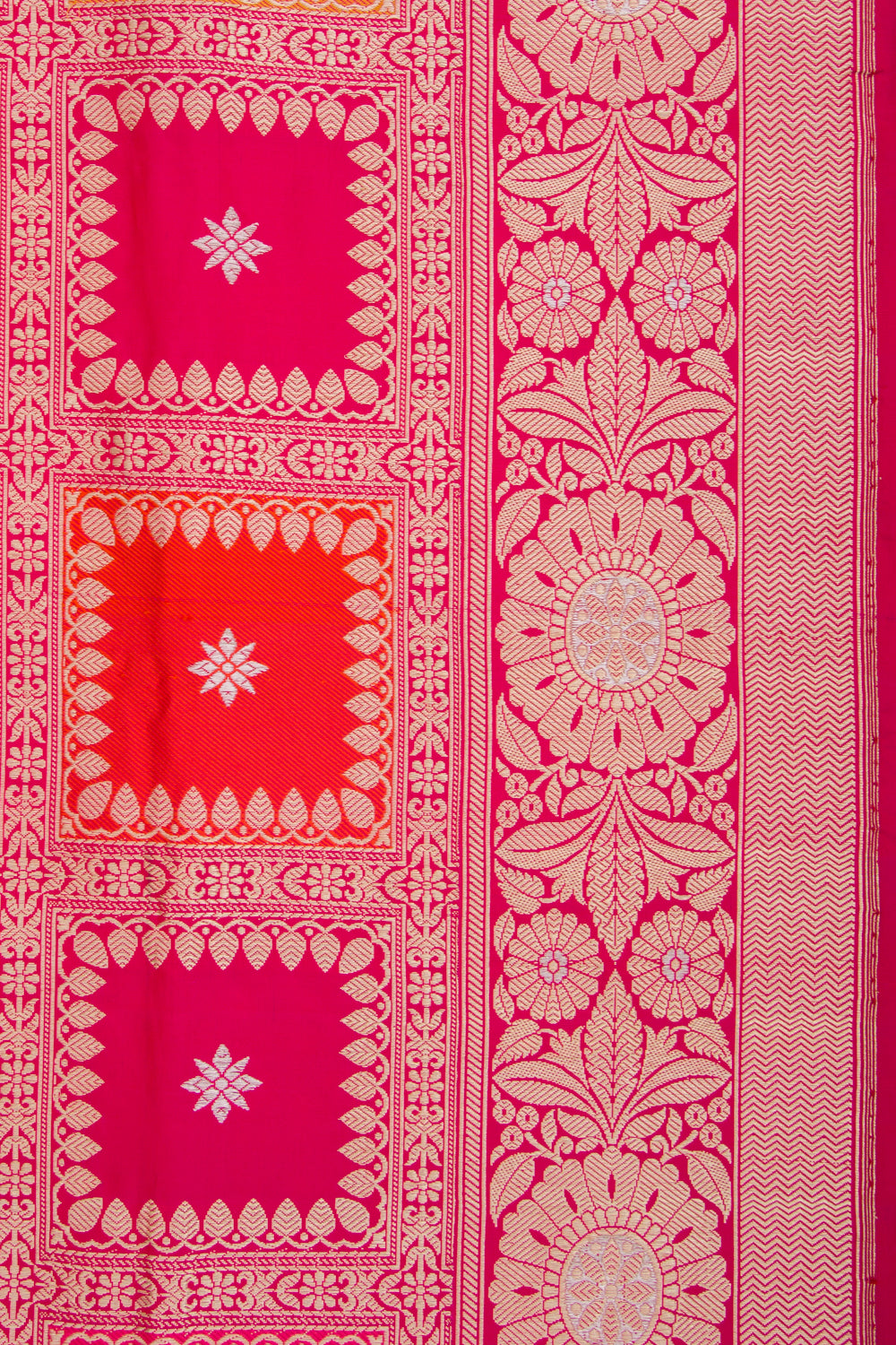Banarasi Silk Rangkat Checks Saree