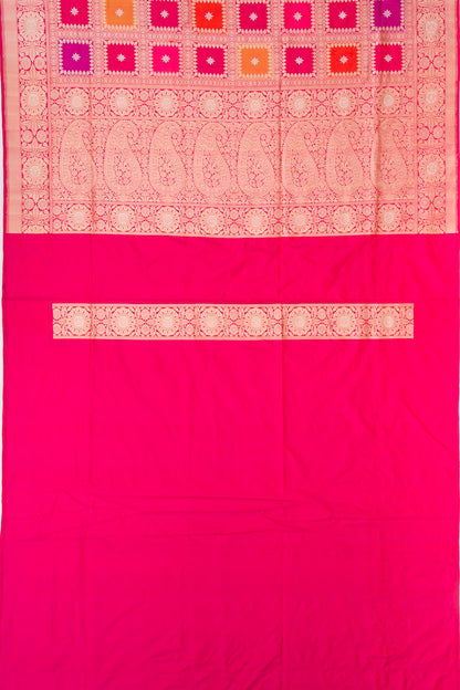 Banarasi Silk Rangkat Checks Saree