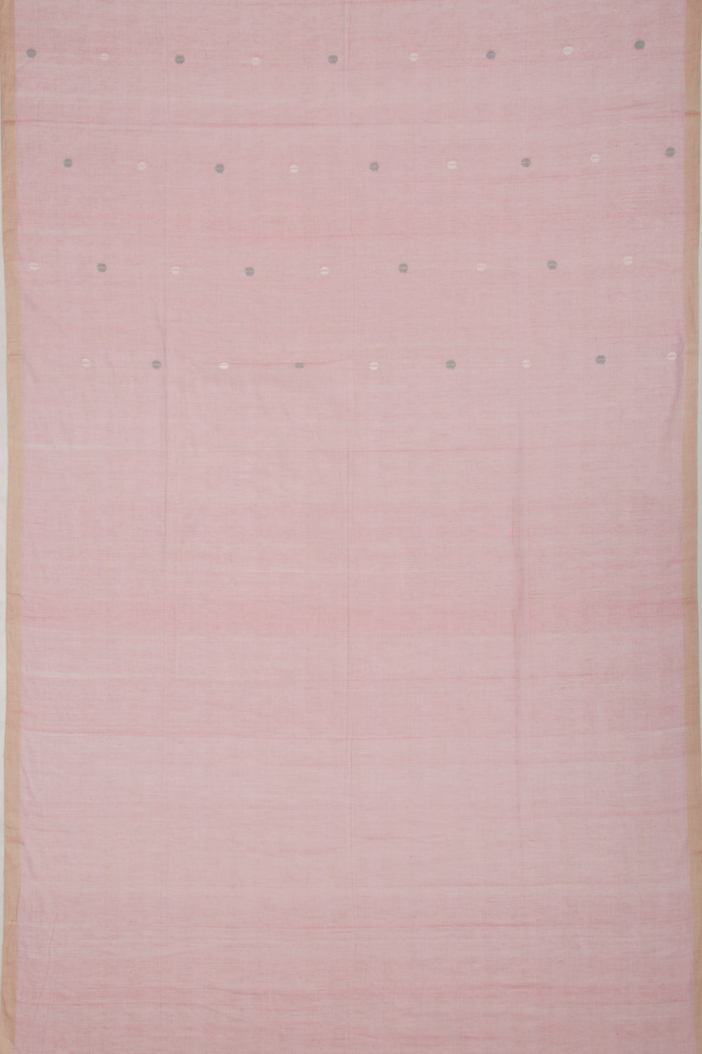Phulia Cotton Butta Pastel Pink Saree