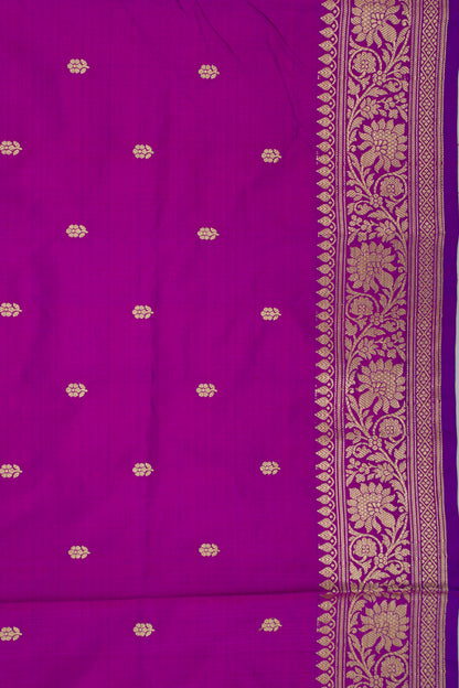 Banarasi Katan Silk Butta Purple Saree
