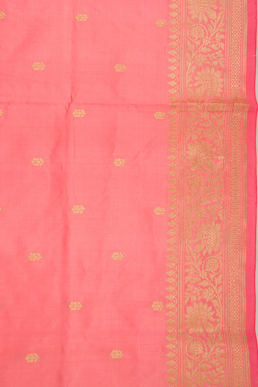 Banarasi Katan Silk Butta Pink Saree