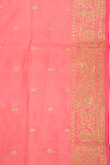Banarasi Katan Silk Butta Pink Saree