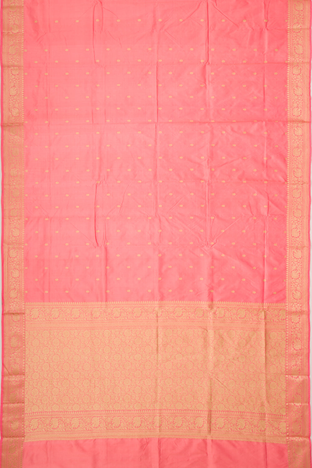 Banarasi Katan Silk Butta Pink Saree