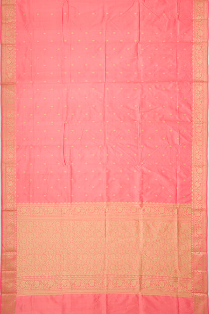 Banarasi Katan Silk Butta Pink Saree