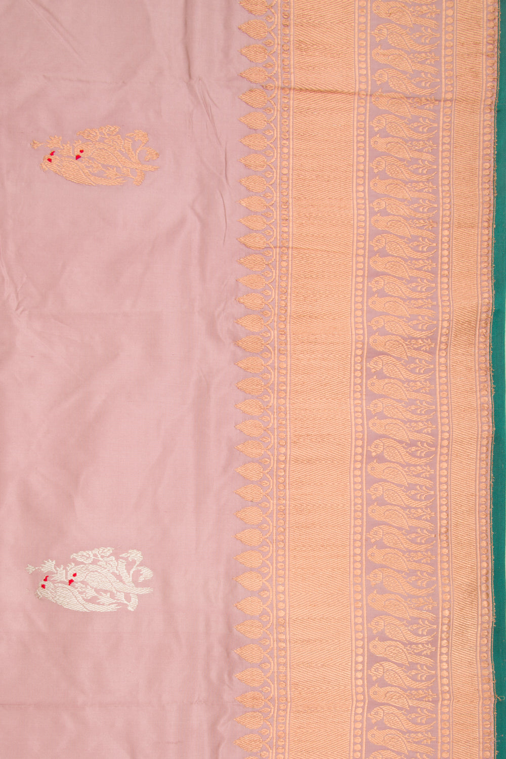 Banarasi Katan Silk Butta Lilac Saree