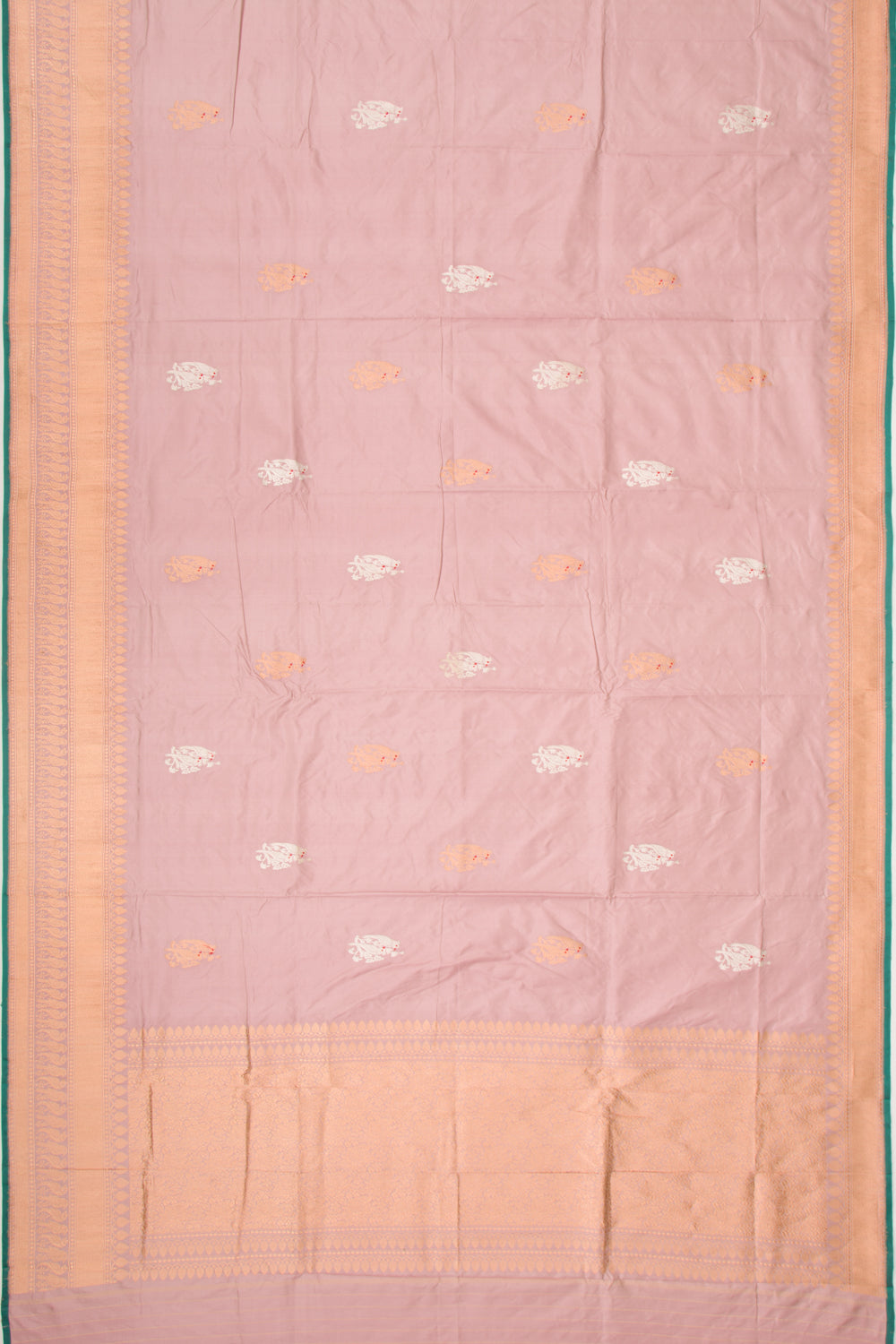 Banarasi Katan Silk Butta Lilac Saree