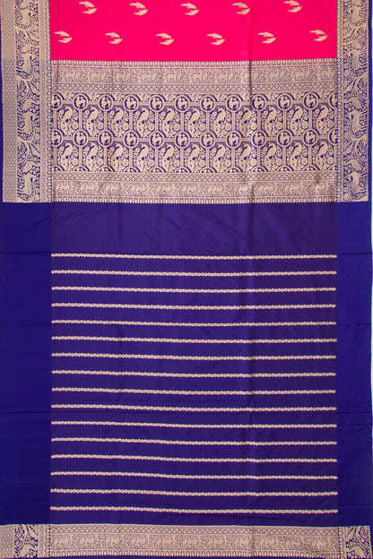 Banarasi Katan Silk Butta Pink Saree