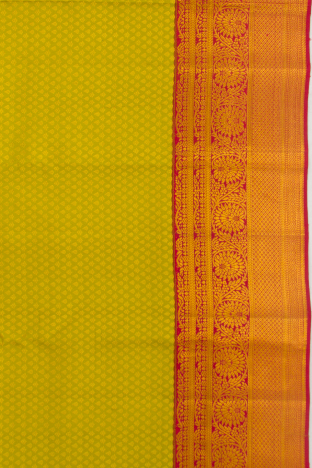 Taranga Kanchi Silk Jacquard Green Saree
