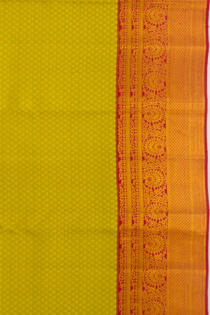 Taranga Kanchi Silk Jacquard Green Saree