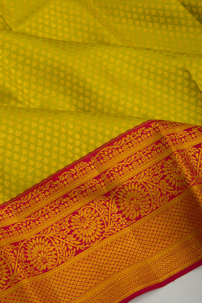 Taranga Kanchi Silk Jacquard Green Saree
