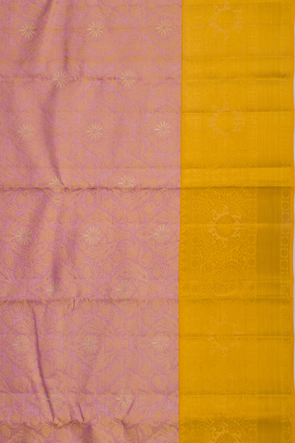 Taranga Kanchi Silk Tissue Brocade Lavender Saree