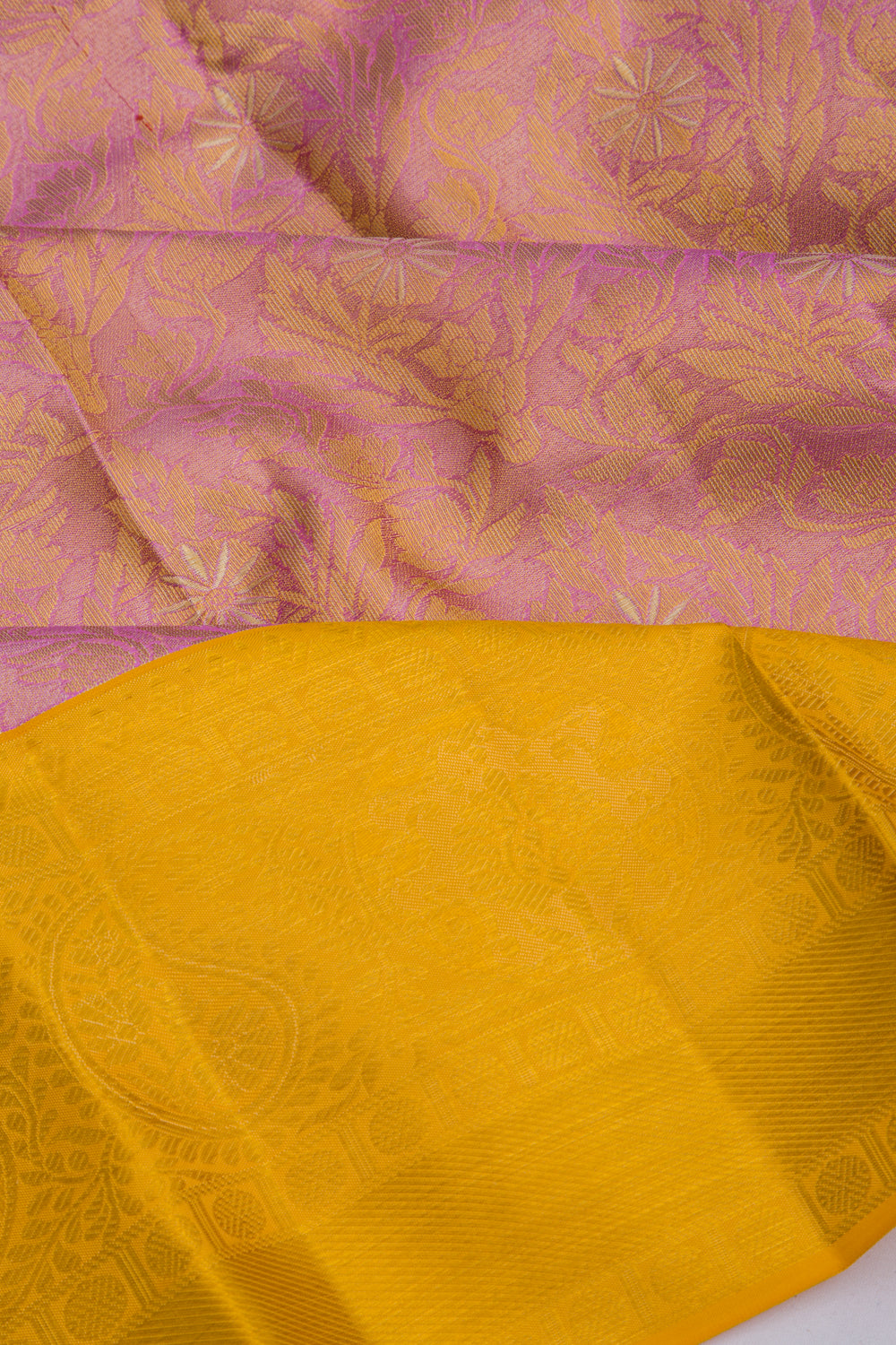 Taranga Kanchi Silk Tissue Brocade Lavender Saree