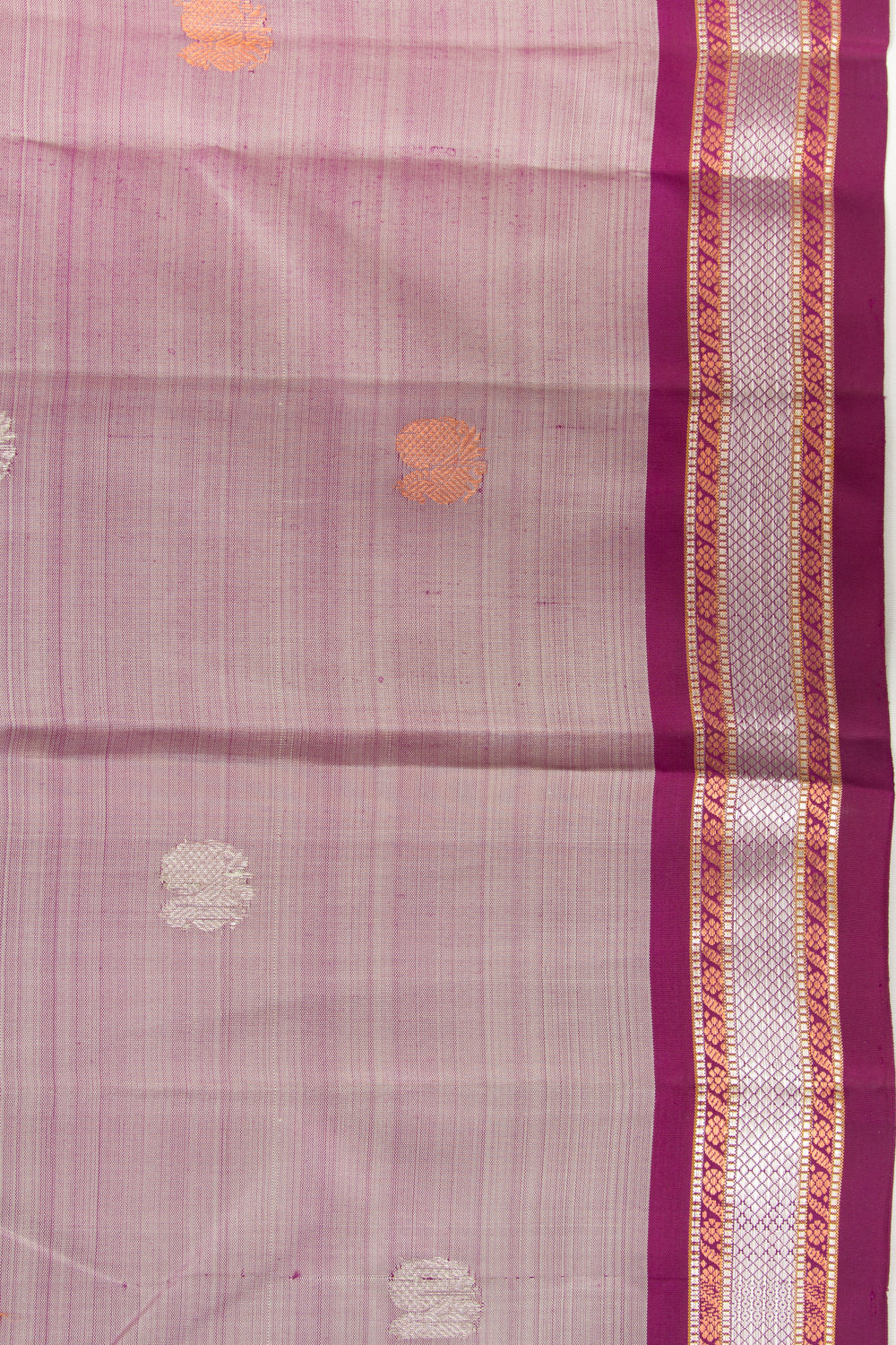 Kanchipuram Silk Butta Grey Saree