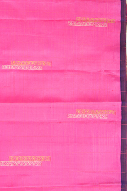 Kanchipuram Silk Butta Pink Saree