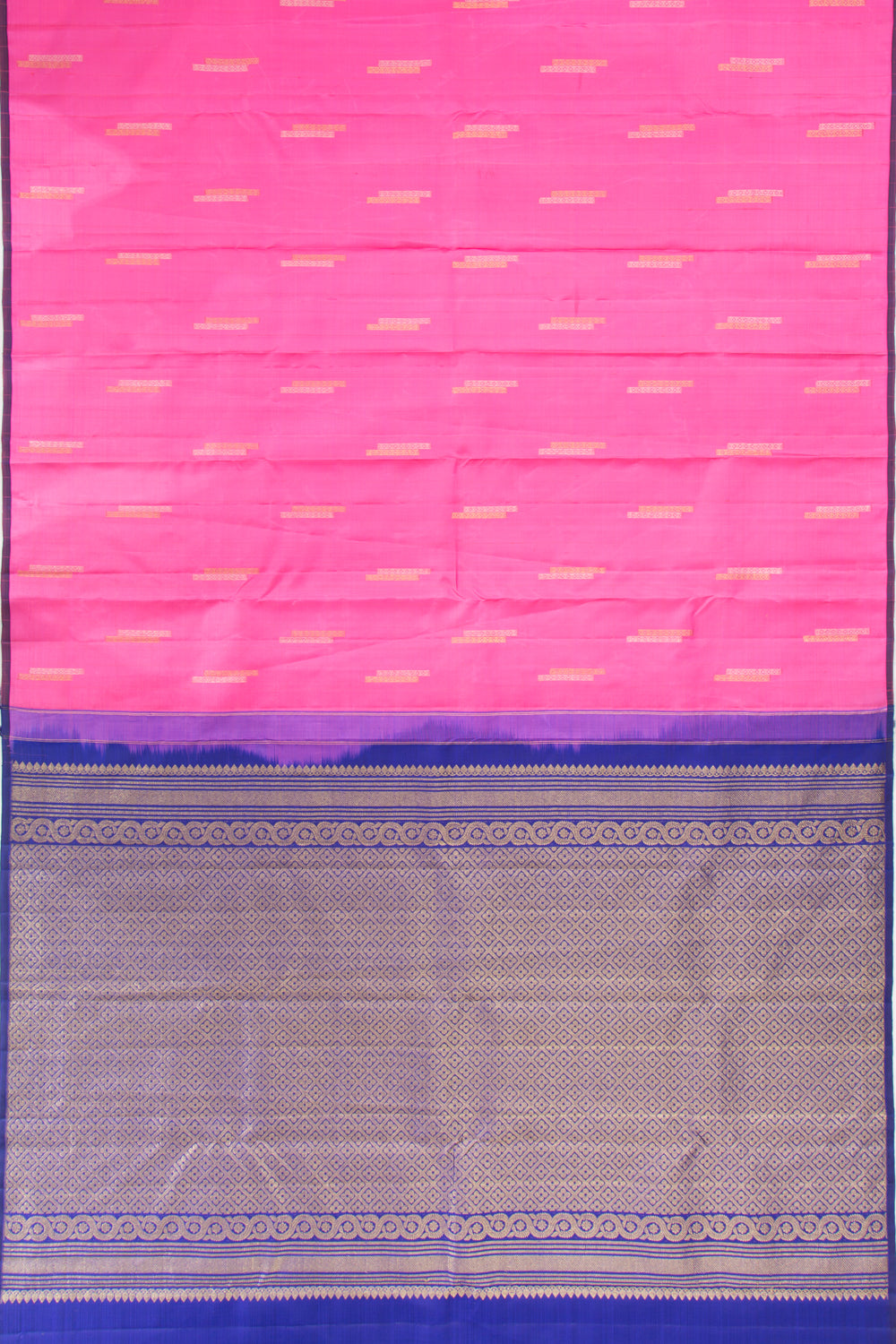 Kanchipuram Silk Butta Pink Saree