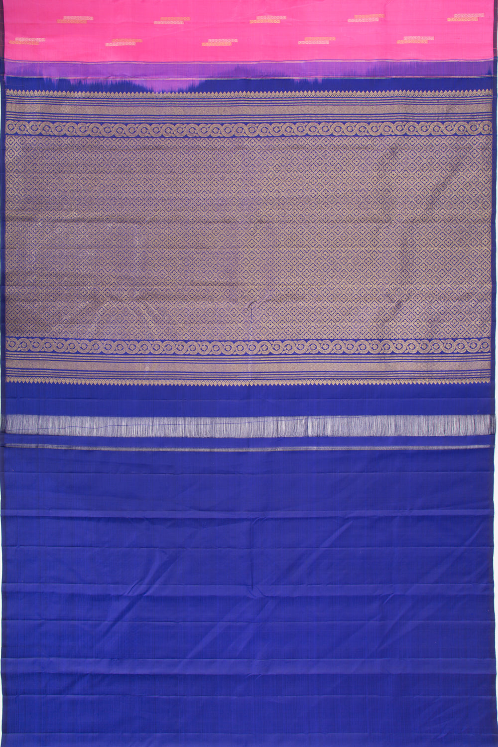 Kanchipuram Silk Butta Pink Saree