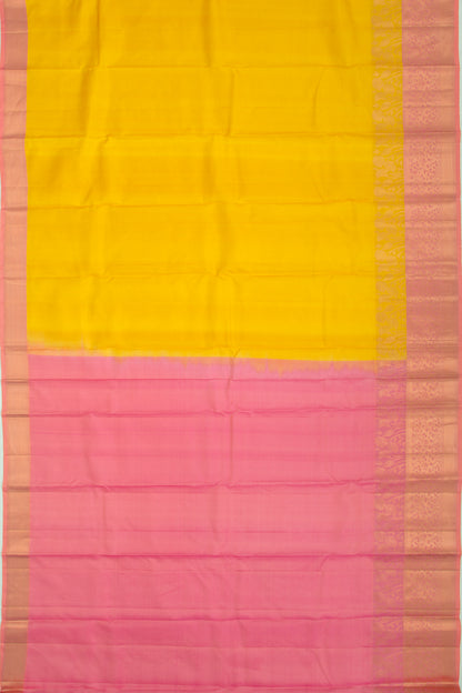 Taranga Kanchi Silk Butta Yellow Saree