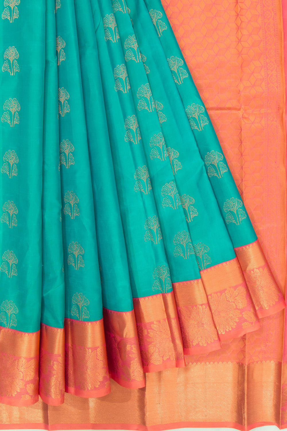 Taranga Kanchi Silk Butta Blue Saree