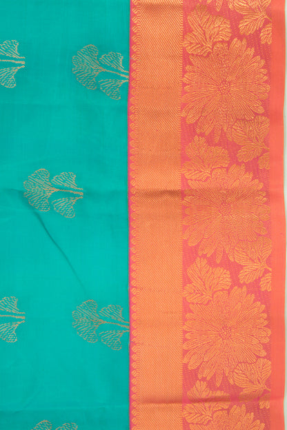 Taranga Kanchi Silk Butta Blue Saree