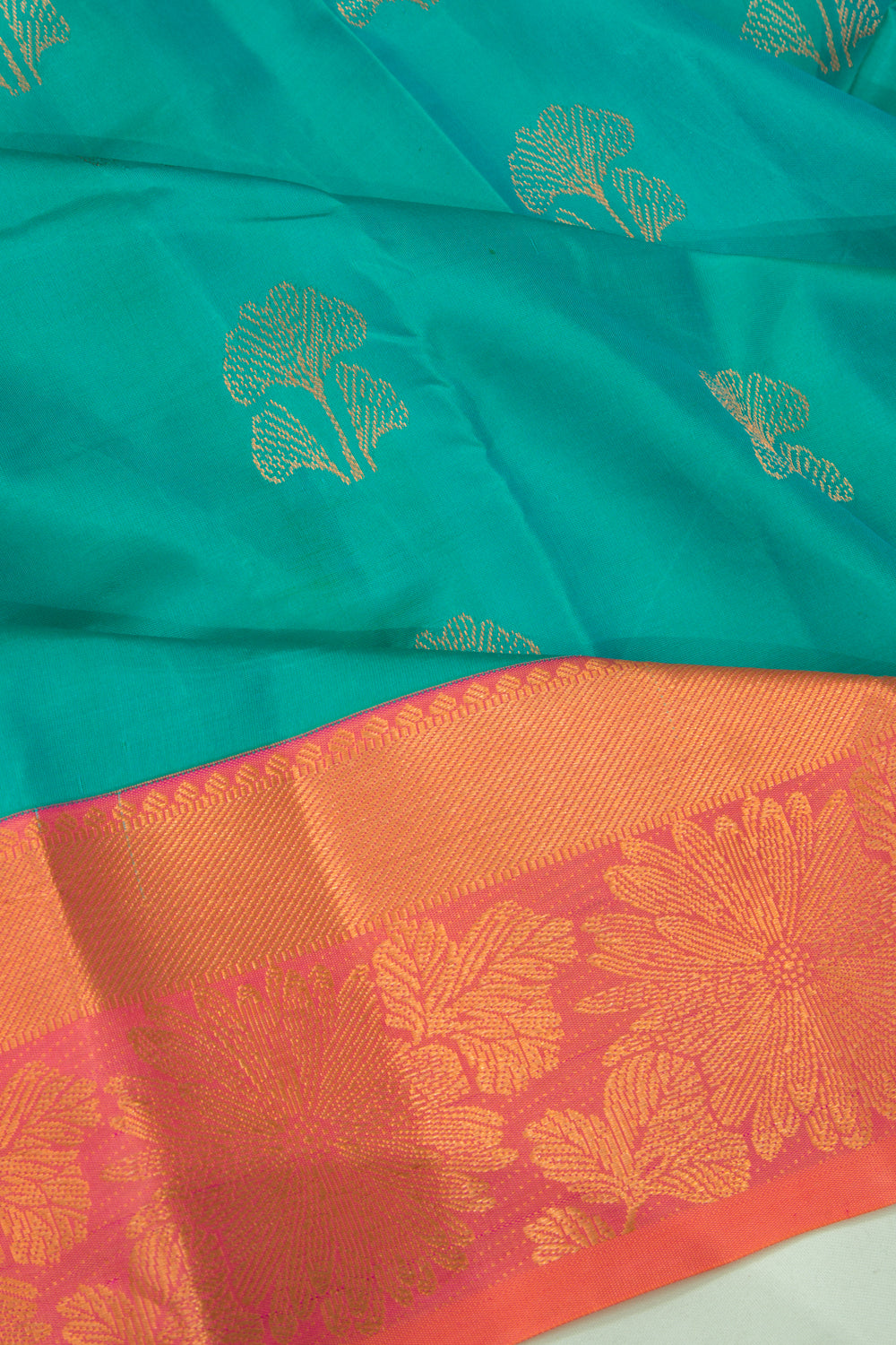 Taranga Kanchi Silk Butta Blue Saree