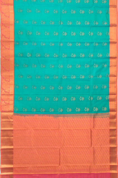Taranga Kanchi Silk Butta Blue Saree