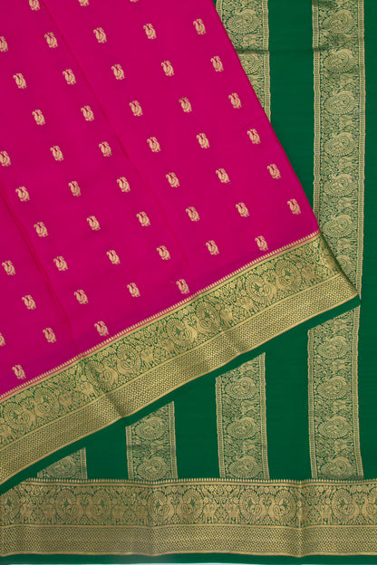Binny Silk Butta Pink Saree