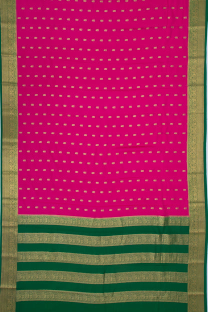 Binny Silk Butta Pink Saree
